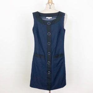 Vero Moda Classic 00 XXS Blue Black Kennedy Dress. EUC